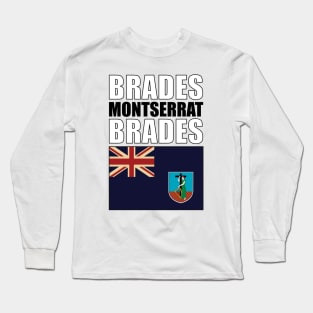 Flag of Montserrat Long Sleeve T-Shirt